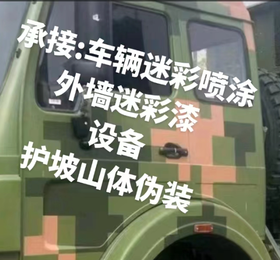 沧州外墙和地面的迷彩漆施工