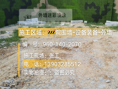 沧州迷彩漆喷涂方法（通用 + 数码专项